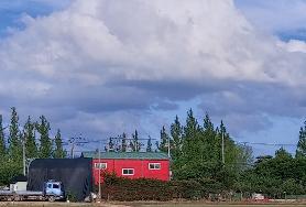  광주공항 부근  맑은 하늘 