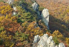  화순 백아산  전경